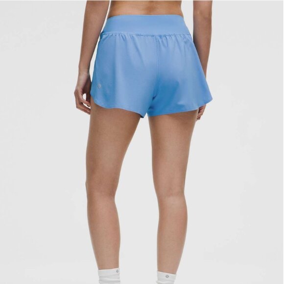 Lululemon Fast and Free High-Rise Classic-Fit Split Short 3" Pool Party - Picture 4 of 9